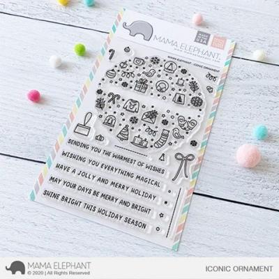 Mama Elephant Clear Stamps - Iconic Ornament